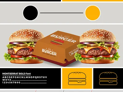 burger logo and branding branding graphic design logo