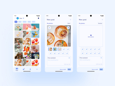 Postlify autopublish on instagram clean design design ui ig instagram light mode minimal minimal app mobile app mobile design postlify app program app schedule app ui ux