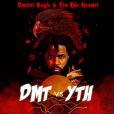 "DMT V. YTH" Album Art Design for YinTheHermit albumart animation design graphic design graphicdesign music musicart