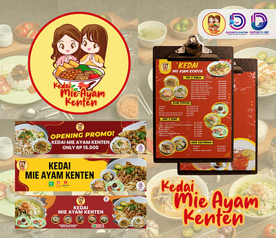 Food Logo and Branding banner design branding food design graphic design logo menu design mockup design