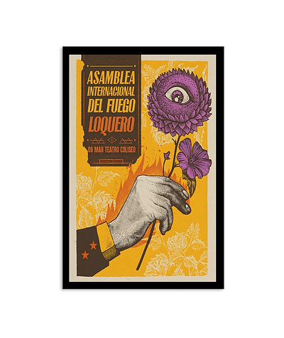 Asamblea Internacional Del Fuego Mar 9 2024 Buenos Aires Poster