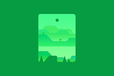 Green Mountains | Design art design digital art graphic design illustration vector