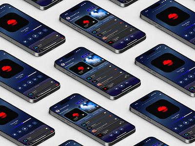 Mobile Music Player figma figma mobile mobile music player music player app player ui ux visual design