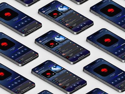 Mobile Music Player figma figma mobile mobile music player music player app player ui ux visual design