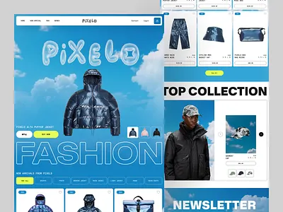 Ecommerce Website UI accessories apparel design design dropshipping e commerce website ecommerce ecommerce shop fashion landing page modern design shoping web web design web store webdesign webflow website website concept website design websites