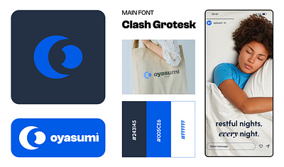 Oyasumi Brand Identity brand identity branding design graphic design logo logo design