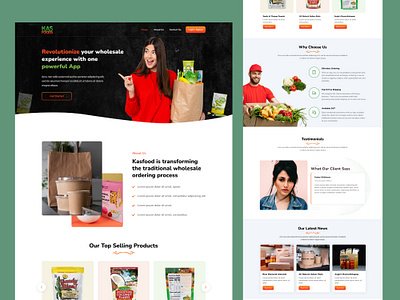Food Store website Design branidng clean design figma food foodwebsite landingpage ui website