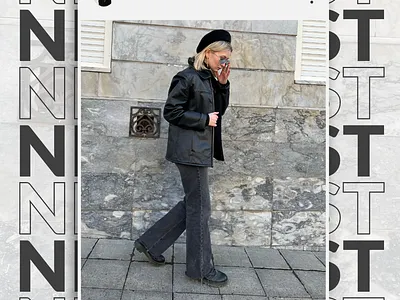 Instagram Story with Black Grey Modern Typography New Post instagram instagram post instagram stories new post stories