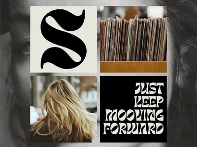 Instagram Post: Grey and Black Cool Motivational Quote Photo black white instagram post instragram stories motivational quote post