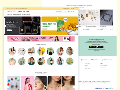 E-commerce Marketplace Website Landing Page UI Design ecommerce design ecommerce marketplace design landing page design ui website design