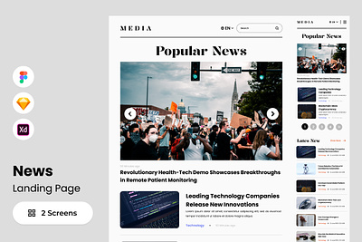 Media - News Landing Page page