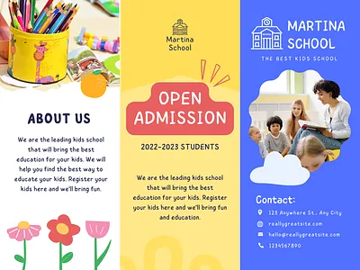 Admission Brochure Playful Kids School admission brochure kids kids admission play school playful school