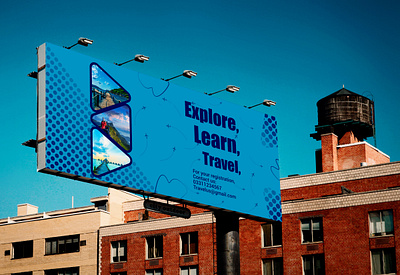 Travel billboard design advertising banner banner design billboard billboard design branding marketing