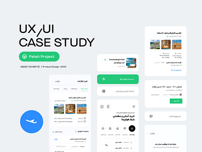 Flight booking website - Case study airplane booking branding case study empathy map flight booking homepage hotel landing page product design ticket online tourism travel travel agency travel app ui userflow ux website wireframe