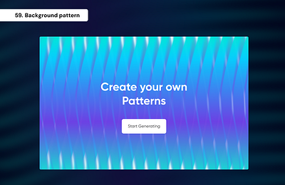 Daily UI Day 59 - Background pattern 100 days ui daily ui graphic design patterns ui