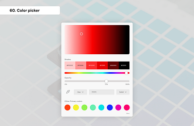 Daily UI Day 60 - Color picker 100 days ui color picker daily ui graphic design ui