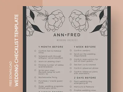 Vintage Wedding Checklist Free Google Docs Template agenda check checklist design docs flowers free google docs templates free template free template google docs google google docs google docs checklist template list schedule template todolist vintage wedding