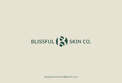 Logo design for Blissful Skin Co. brand identity brand logo branding icon logo logo design logo designer logo mark logodesigner logomark logotype