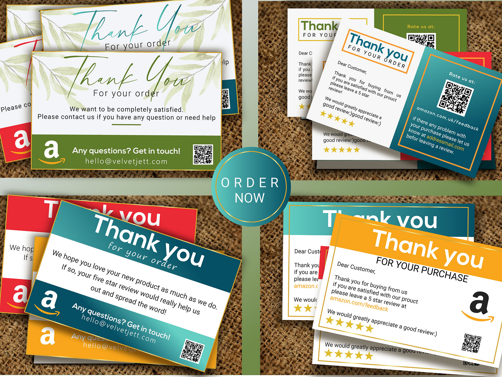 Thank you card for amazon ebay etsy or custom product by MD ANWAR