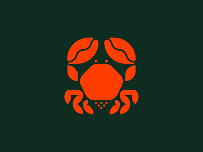 Crab animal logo brand branding crab crab logo design geometric geometry graphic design icon logo logodesign logomark symbol zalo estevez
