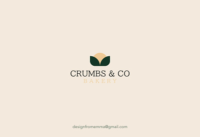 Logo Design for Crumbs & Co Bakery brand identity brand logo branding icon identity logo logo design logo designer logo mark logodesigner logomark logotype