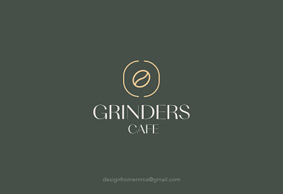 Logo Design for Grinders Cafe brand identity brand logo branding icon identity logo logo design logo designer logo mark logodesigner logomark logotype