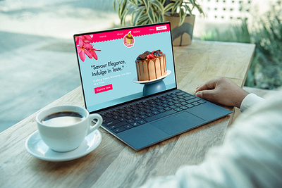 Cake website design 3d animation branding design graphic design illustration logo motion graphics ui ux vector