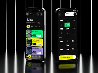 🚀 ParkZen - Parking Spot Finder Application booking car dark mode discover homepage location minimal mobile app mobile app design navigation orbix studio parking parking apps parking finder payment product design profile rondesignlab search spot