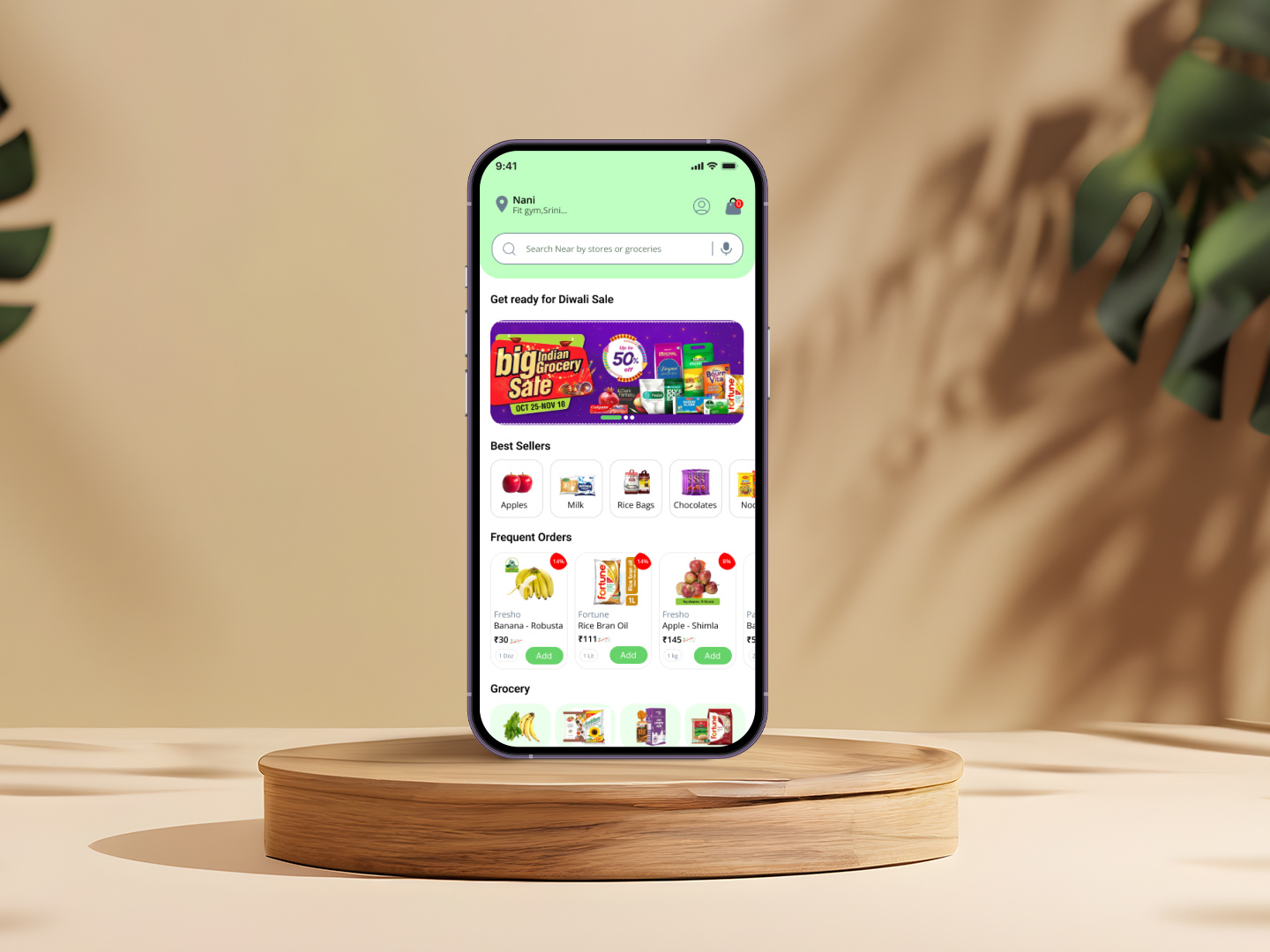 Grocery Delivery App Design by UMA MAHESWARA RAO CHINCHULA on Dribbble