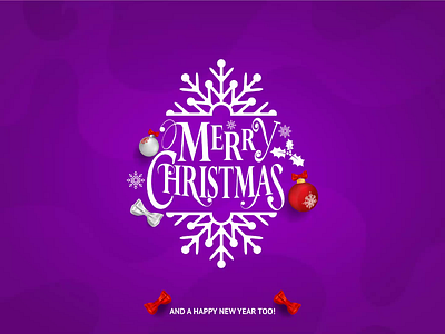 Merry Christmas & a Happy New Year animation branding christmas congrats design designers graphic design illustration merry christmas motion motion graphics santa ui design ui motion ux animation vector web animation