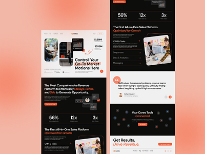 Sales Web - UI branding design design trends graphic design landing page marketing website modern ui sales ui sellx ui uiux userinterface webdesign