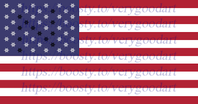 Christmas flag of the USA-1(+N+)+72bpi