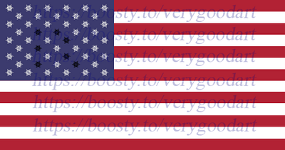 Christmas flag of the USA-1(+n)+72bpi