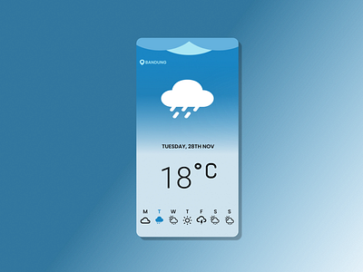 Daily UI Challenge #037 Weather Design challange dailyui design illustration ui weather