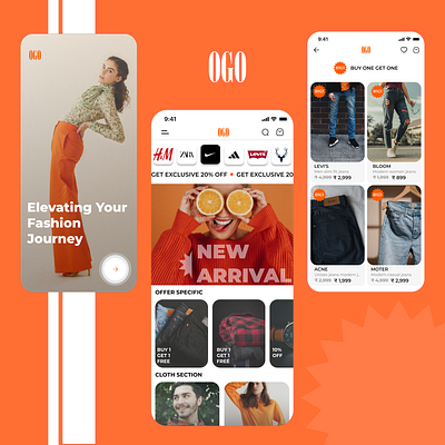 Fashion app design appdesign design fashion figma interfacedesign ui ux
