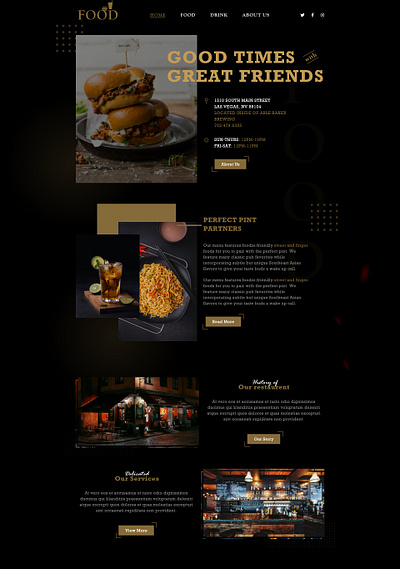 Food Website Ui Design | Figma | Adobe Xd adobe xd branding design figma foodwebsite graphic design illustration logo ui ux vector webdesign website