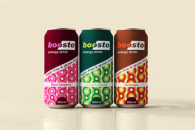 Boosto Packaging Design beverage label design modern packaging design packaging design packaging trend 2023 trendy design