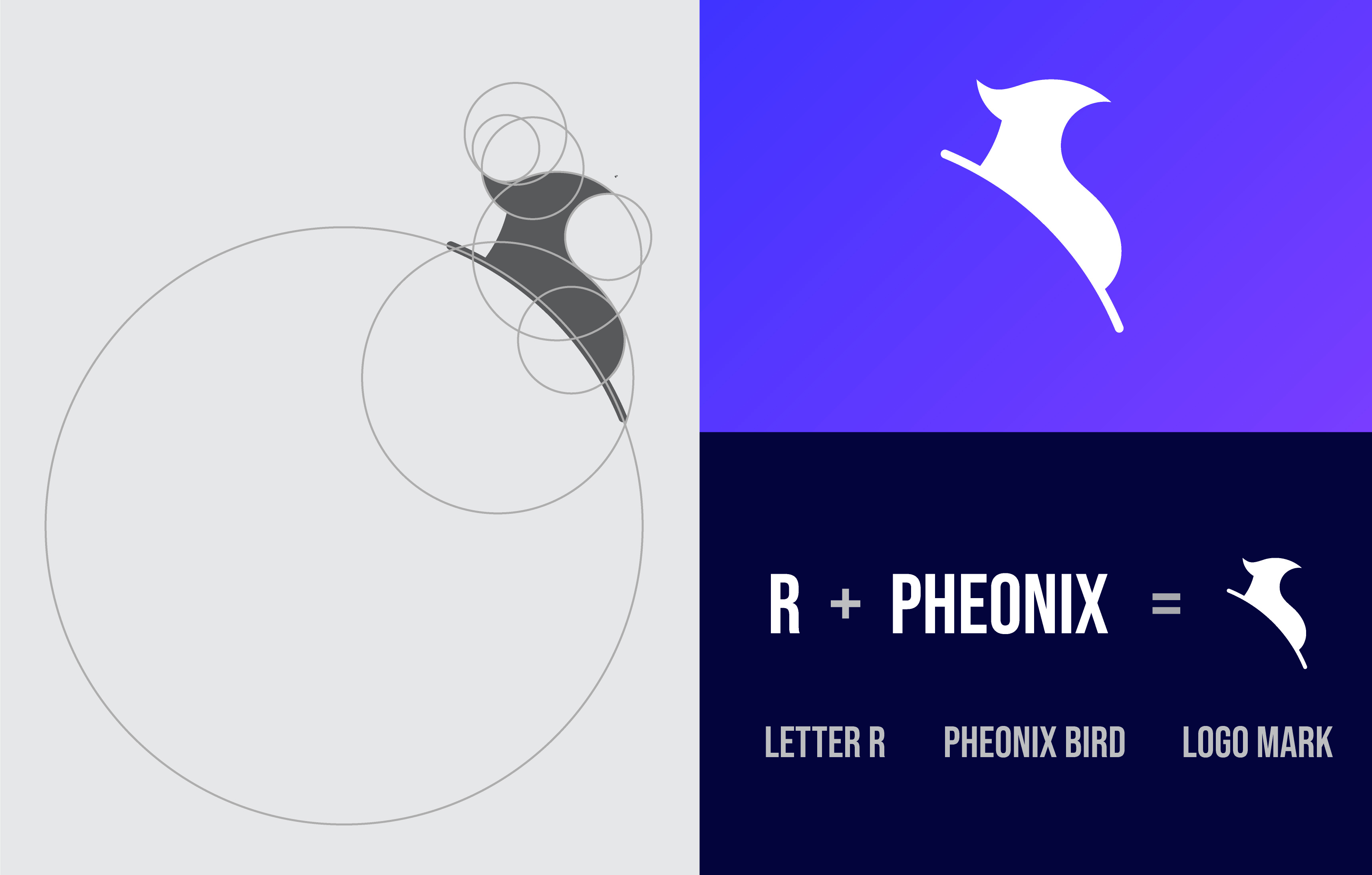 OWN LOGO DESIGN ! INSPIRED BY MY FAV, PHEONIX BIRD casestudy creative eagle logo logo specalist logomark logotype luxury pheonix premium simple symbol unique violet
