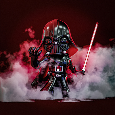 Darth Vader 3d 3dmodel blender characterdesign charactermodeling darthvader digitalart disney modeling starwars