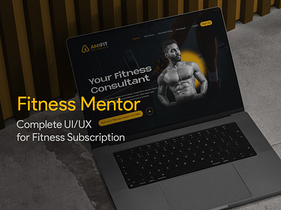 Fitness Mentor ✦ UI/UX Design fitness fitness ui fitness uiux gym logo mentor mentor website ui