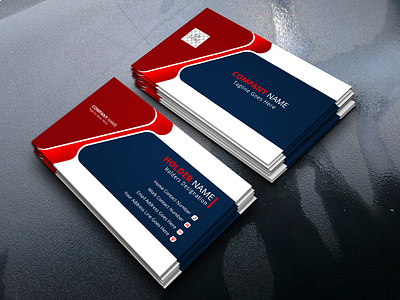 Creative business card template vector template