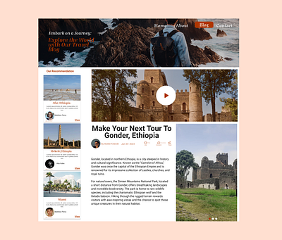 DailyUI 035 Blog Post ui