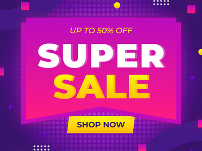 Super Sale Banner 🔖