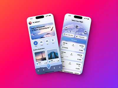 Flight Booking App ✈️ figma booking flight app uiux ui