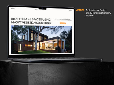 METOPA: An Architecture Design Website design landing page ui ux ux design