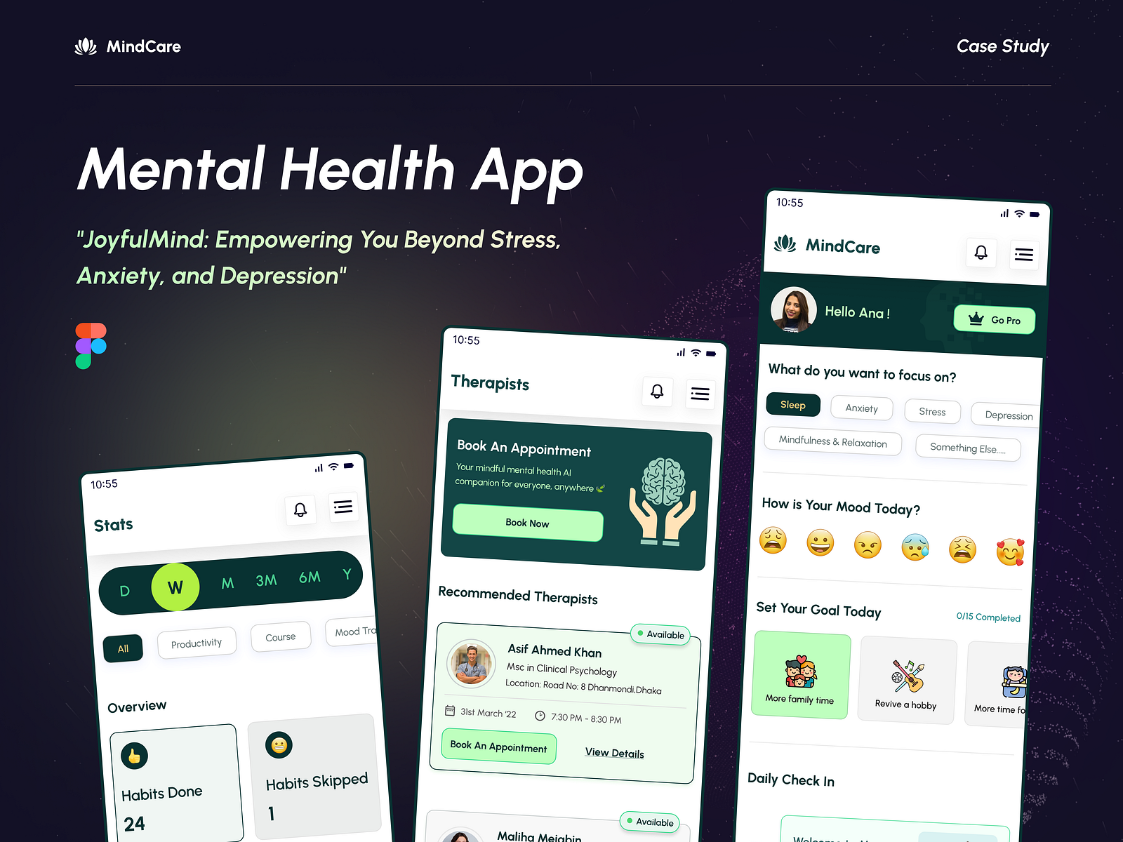 Mental Health App by Asif Ahmed on Dribbble