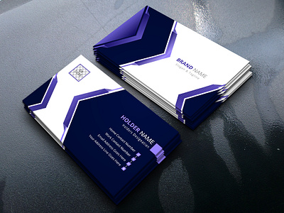 Creative business card template vector template