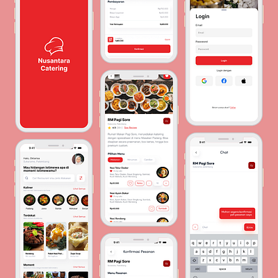 Catering App Design Concept