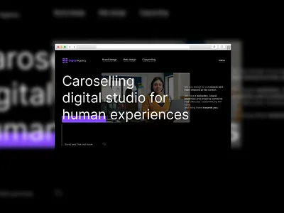 Creative Digital Agency Website UI UX Design agency landing page agency website app branding creative agency creative digital agency crypto design digital agency digital agency website digitalagency graphic design home page landing page minimal modern studio ui ux web design