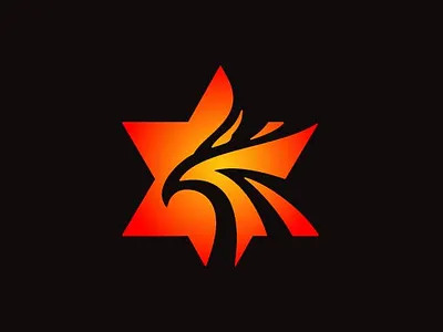 Hexastar Eagle Logo branding company brand logo company branding design graphic design logo modern vector